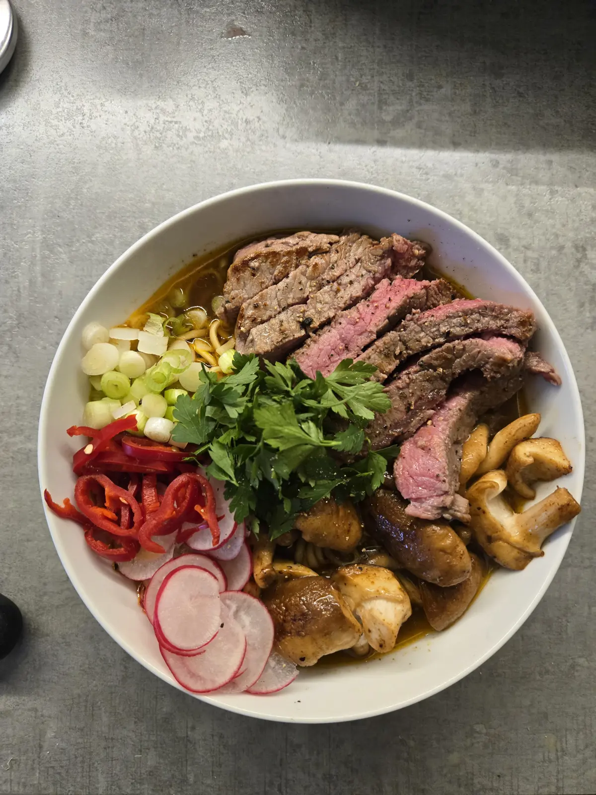Chargrilled Sirloin Steak Ramen Bowl photo