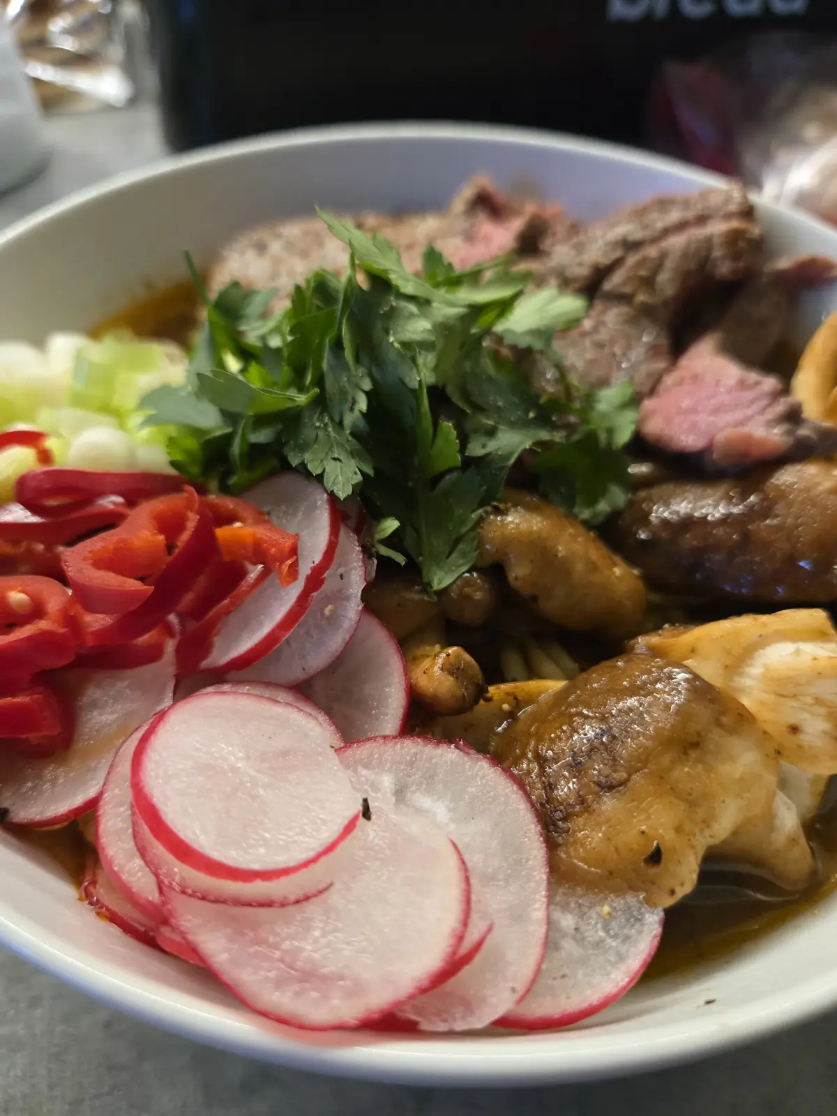 Chargrilled Sirloin Steak Ramen Bowl photo 2