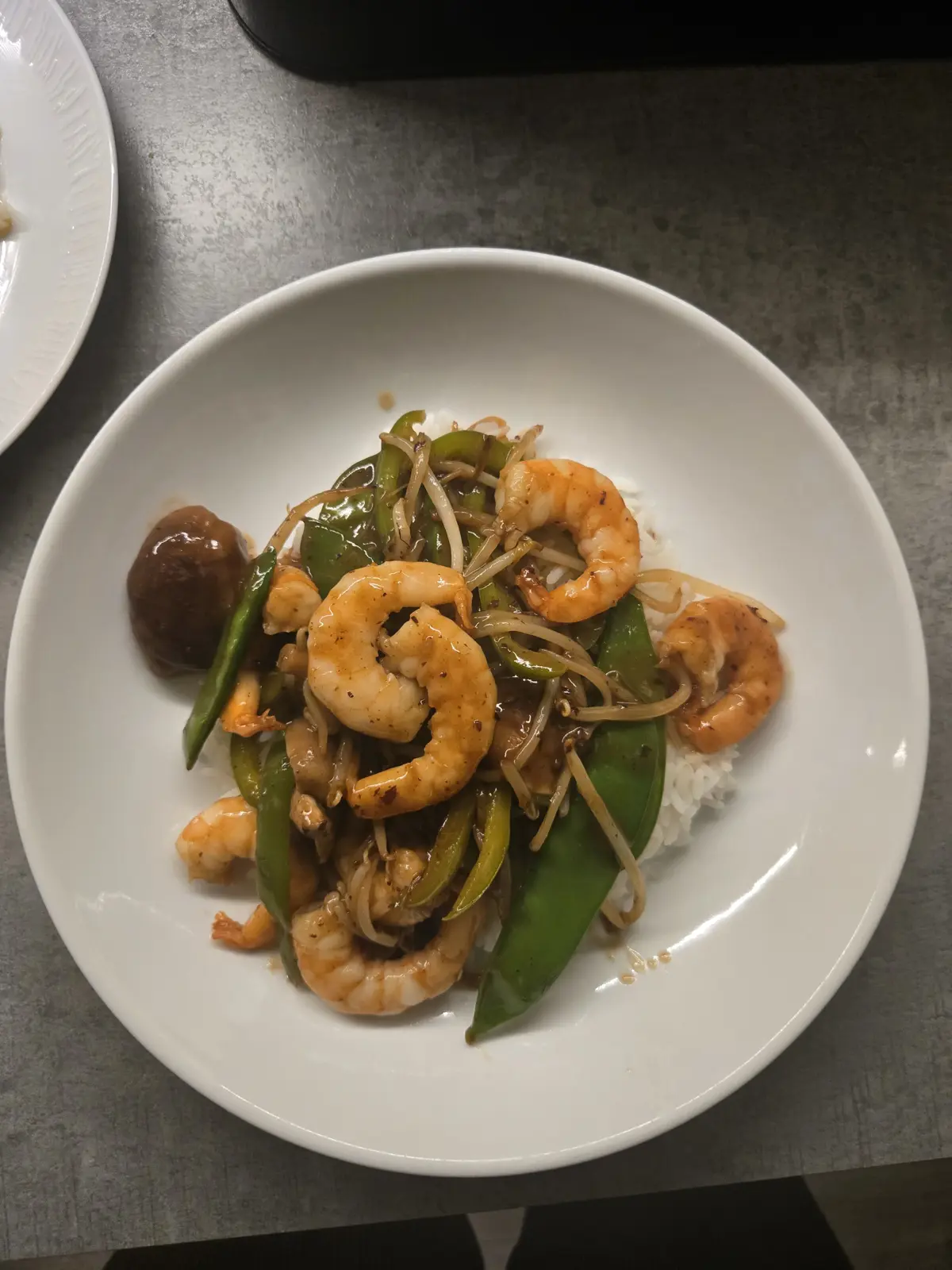 King Prawn & Shiitake Mushroom Black Bean Stir Fry photo