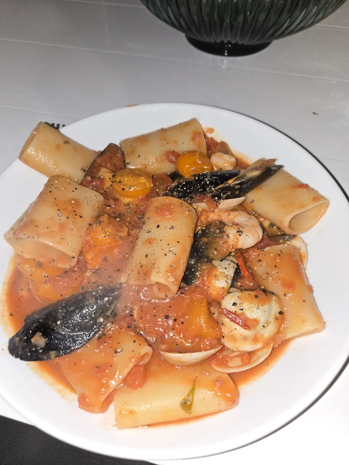 Frutti di Mare Paccheri photo